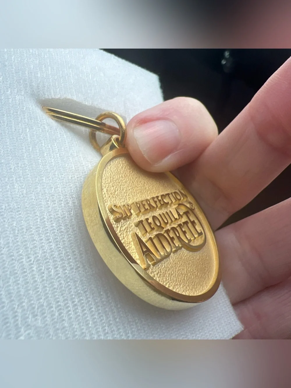 Sip Perfection Tequila Alderete Keyring  Gift Favorite Drink Smooth